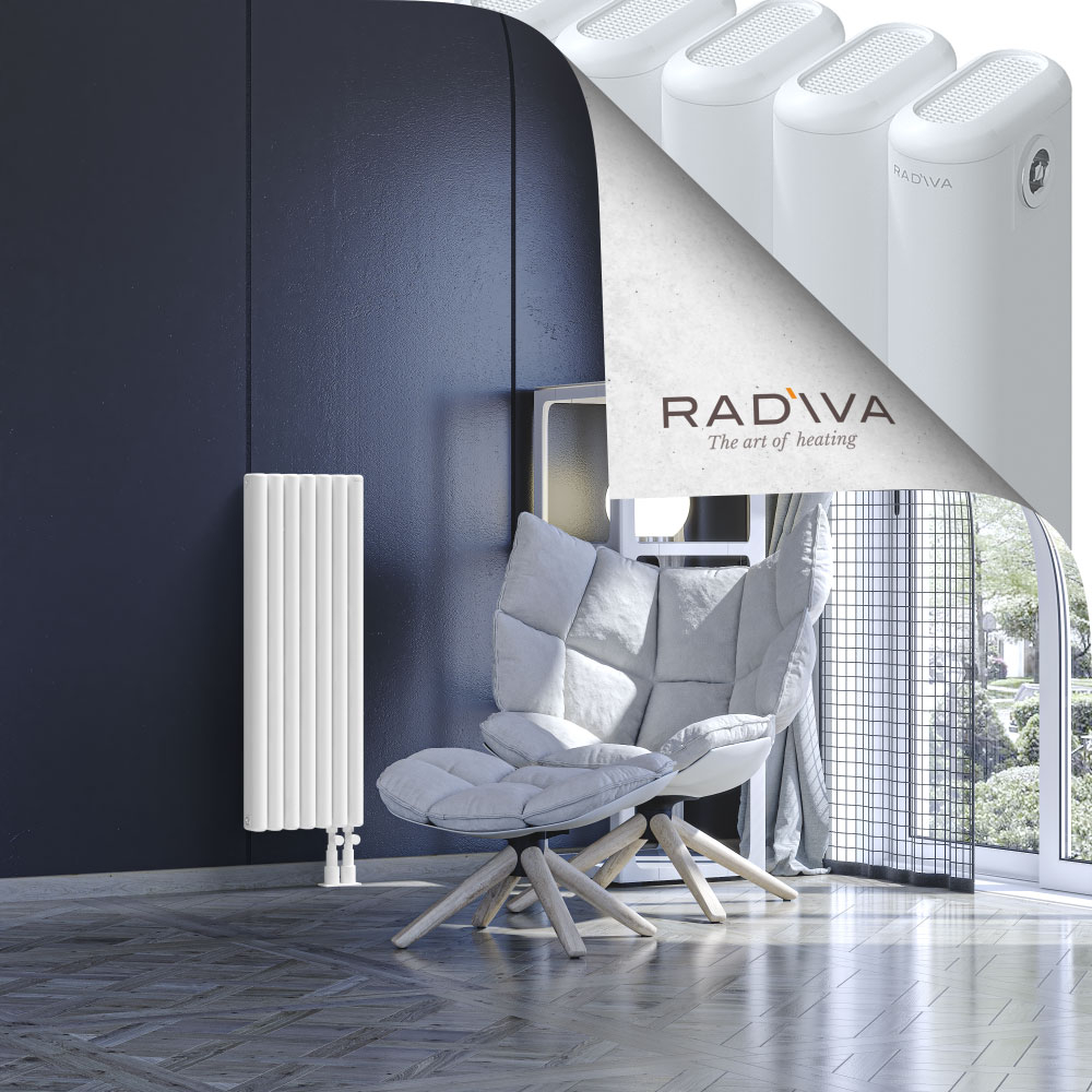 Kotto Aluminium Radiator 900x311 White - 4