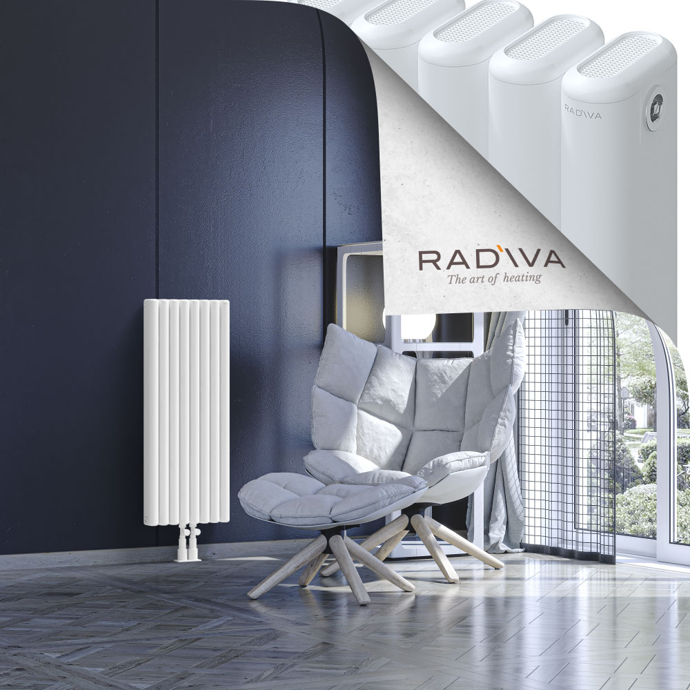 Kotto Aluminium Radiator 900x356 White - 2
