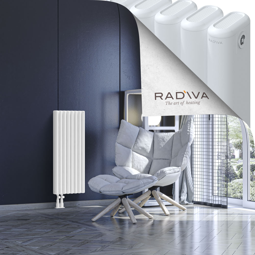Kotto Aluminium Radiator 900x356 White - 3