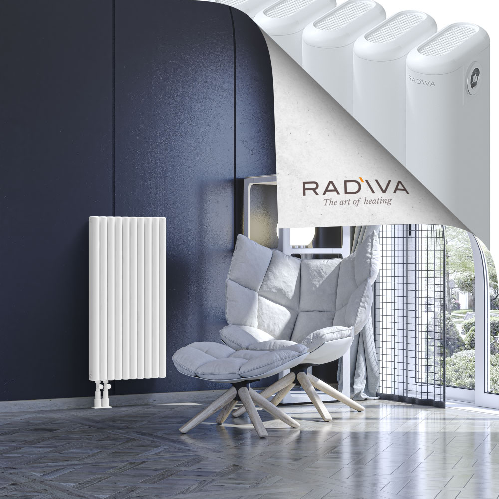 Kotto Aluminium Radiator 900x446 White - 3