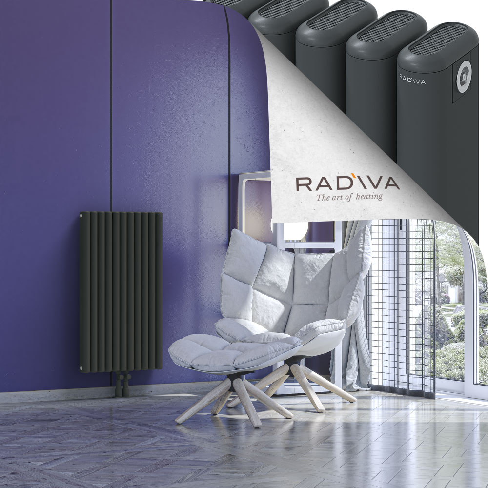 Kotto Aluminium Radiator 900x491 Dark Anthracite - 2