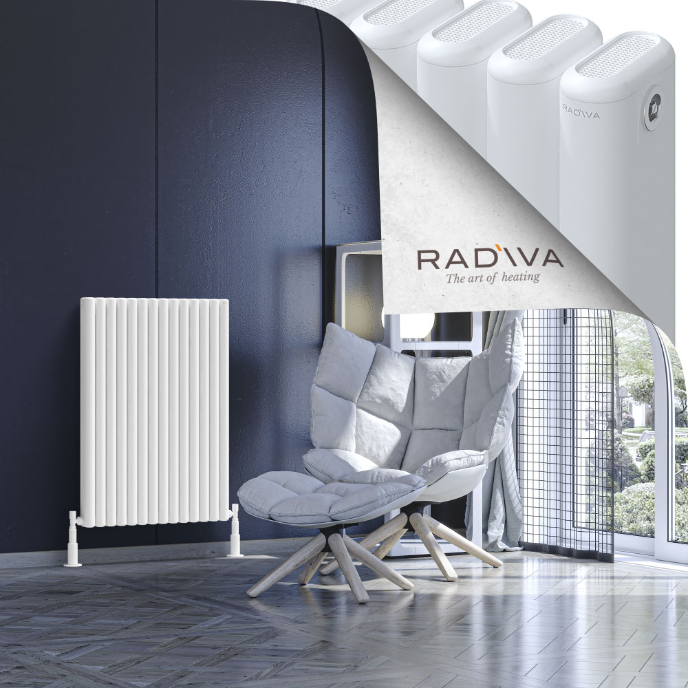 Kotto Aluminium Radiator 900x626 White - 1