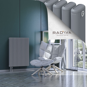 Kotto Aluminium Radiator 900x671 Grey Bottom Left 50mm