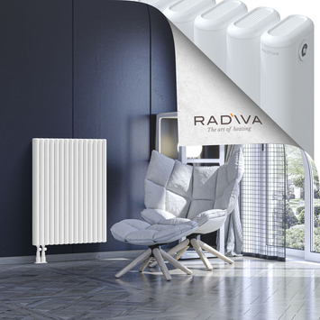 Kotto Aluminium Radiator 900x671 White Bottom Left 50mm