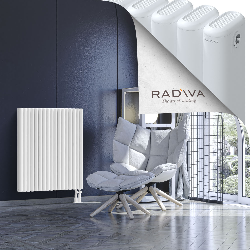 Kotto Aluminium Radiator 900x761 White - 4
