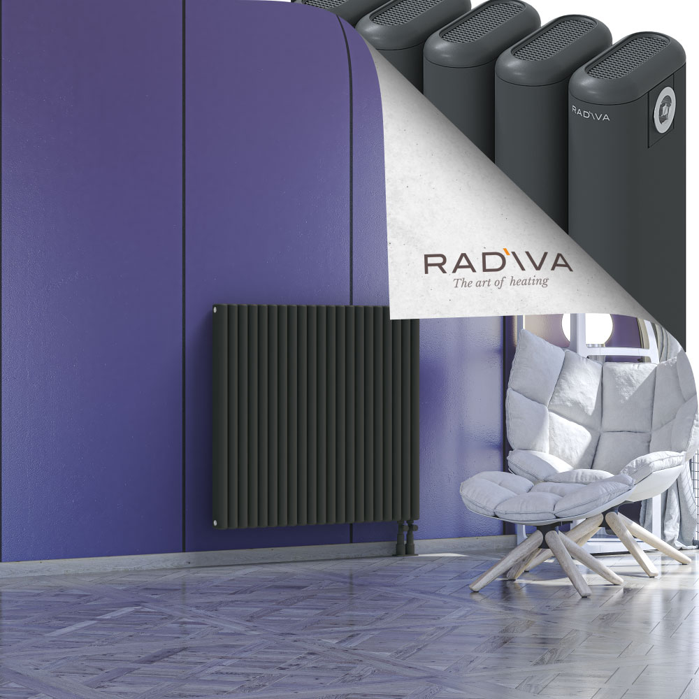Kotto Aluminium Radiator 900x941 Dark Anthracite - 4