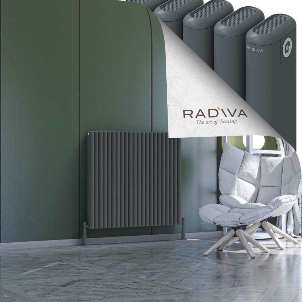 Kotto Aluminium Radiator 900x986 Anthracite - 1