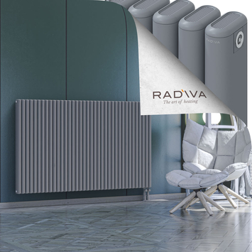 Kotto Alüminyum Radyatör 1000x1661 Gri Alt Sağ 50mm
