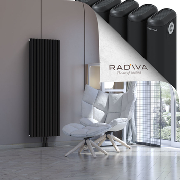 Kotto Alüminyum Radyatör 1500x491 Siyah Alt Orta 50mm