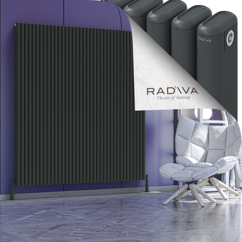 Kotto Alüminyum Radyatör 1800x1661 Koyu Antrasit 