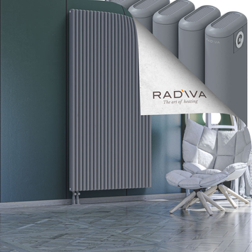 Kotto Alüminyum Radyatör 2000x1031 Gri Alt Sol 50mm