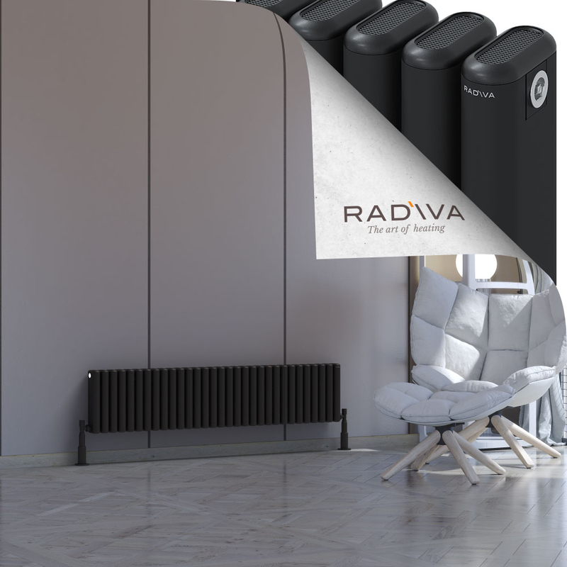 Kotto Alüminyum Radyatör 300x1391 Siyah 