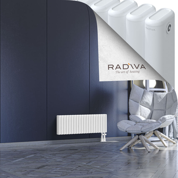 Kotto Alüminyum Radyatör 300x896 Beyaz Alt Sağ 50mm