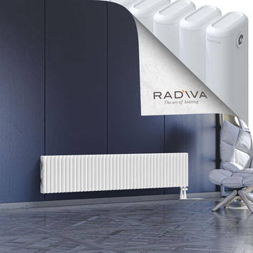 Kotto Alüminyum Radyatör 400x1886 Beyaz Alt Sağ 50mm