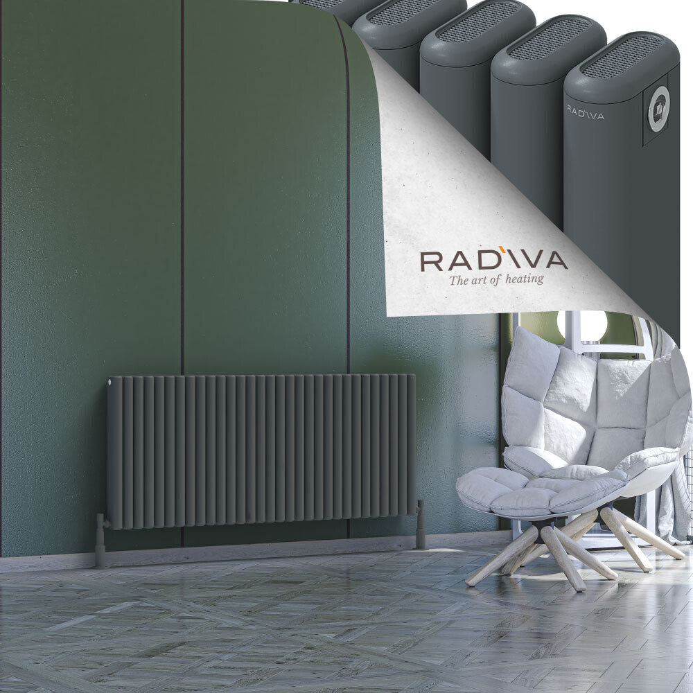 Kotto Alüminyum Radyatör 600x1391 Antrasit - 1