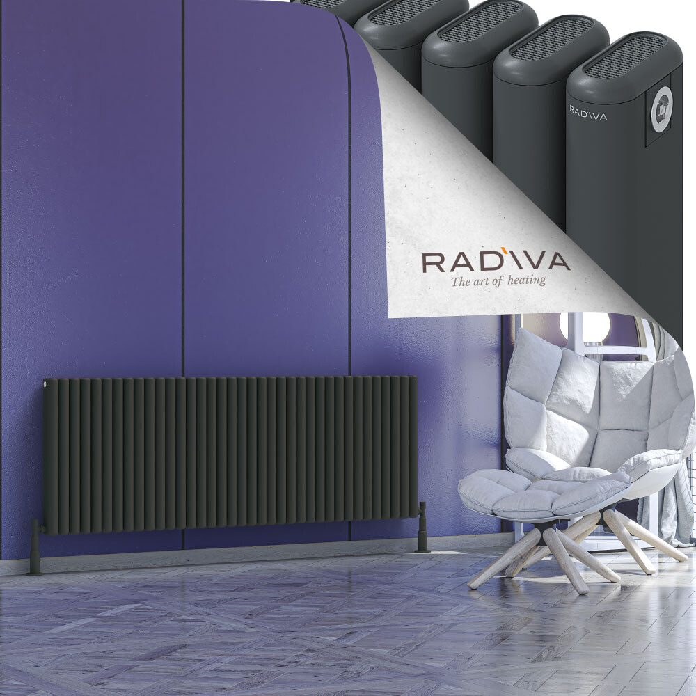 Kotto Alüminyum Radyatör 600x1661 Koyu Antrasit - 1