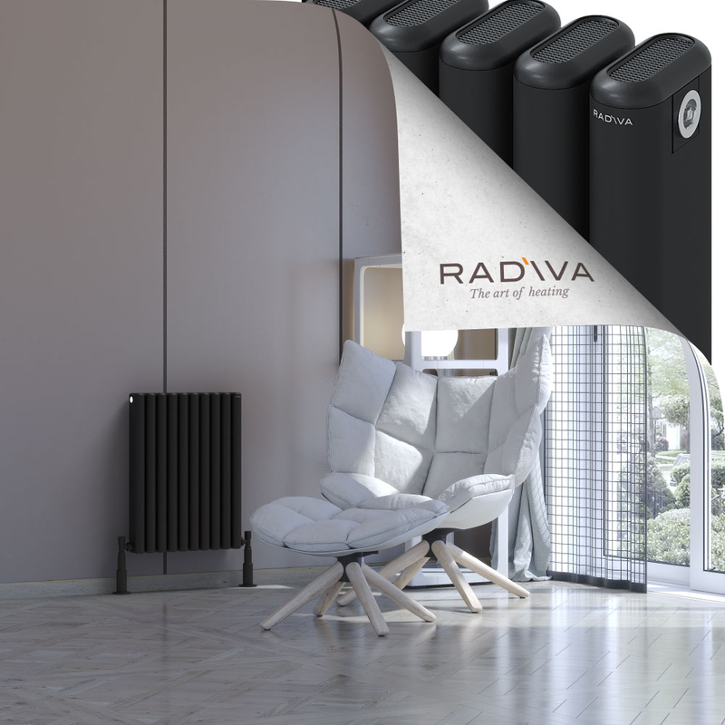 Kotto Alüminyum Radyatör 600x446 Siyah 
