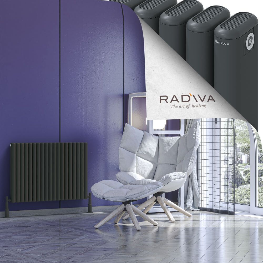 Kotto Alüminyum Radyatör 600x851 Koyu Antrasit - 1