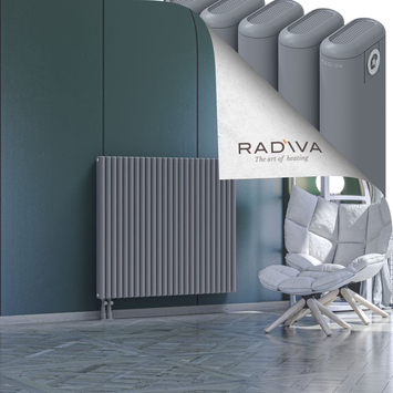 Kotto Radiateur En Aluminium 1000x1121 Gris Bas à gauche 50mm