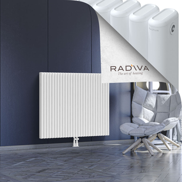 Kotto Radiateur En Aluminium 1000x1211 Blanc Bas Milieu 50mm