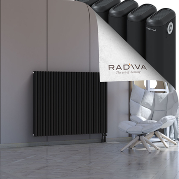 Kotto Radiateur En Aluminium 1000x1301 Noir Bas à droite 50mm