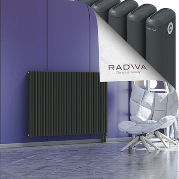 Kotto Radiateur En Aluminium 1000x1391 Anthracite Foncé Bas à droite 50mm