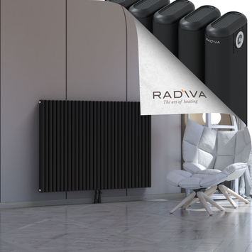 Kotto Radiateur En Aluminium 1000x1391 Noir Bas Milieu 50mm
