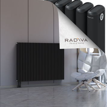 Kotto Radiateur En Aluminium 1000x1391 Noir Bas à gauche 50mm