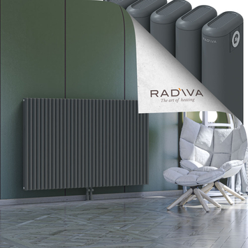 Kotto Radiateur En Aluminium 1000x1571 Anthracite Bas Milieu 50mm