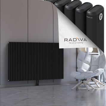 Kotto Radiateur En Aluminium 1000x1616 Noir Bas Milieu 50mm