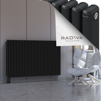 Kotto Radiateur En Aluminium 1000x1661 Noir Bas à gauche 50mm