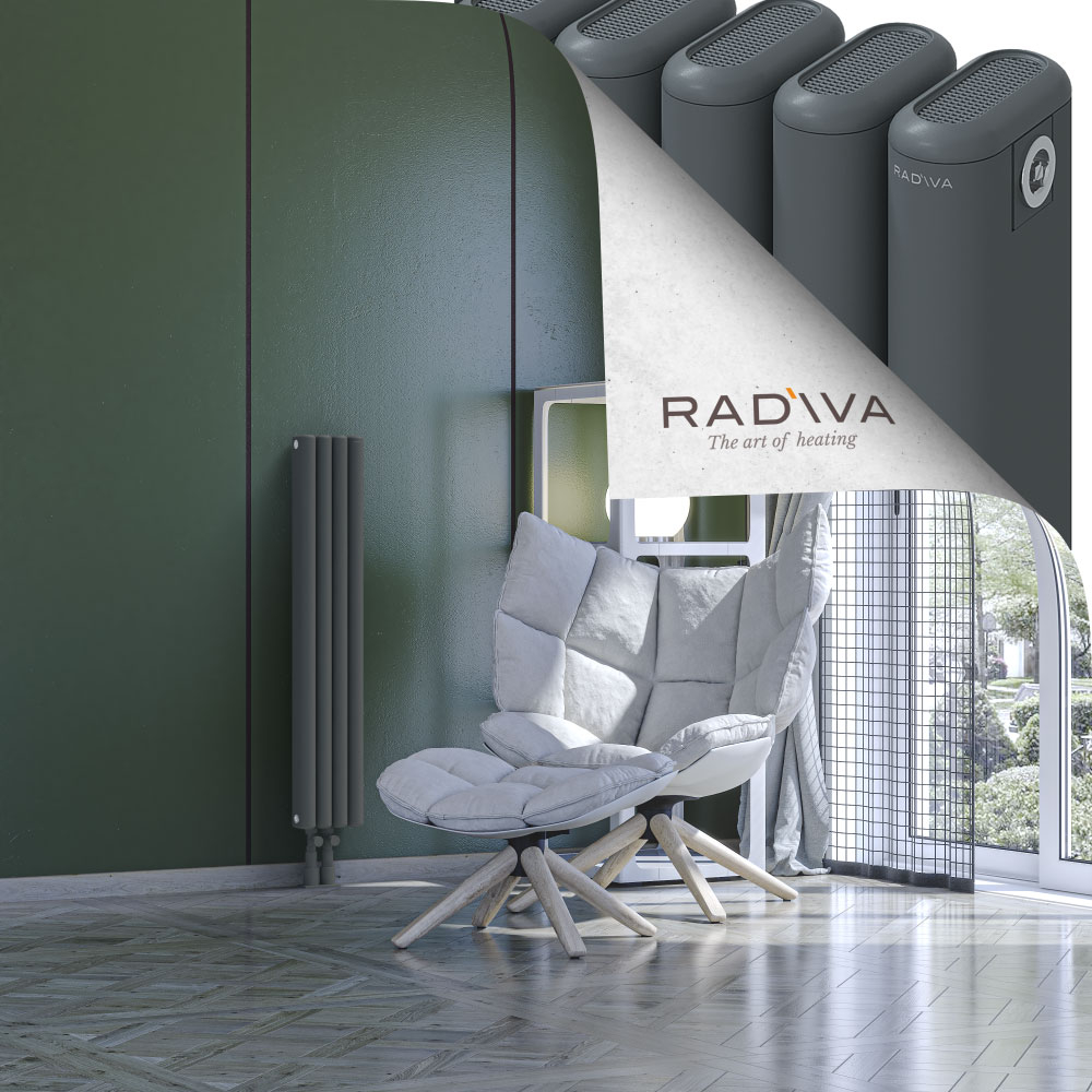 Kotto Radiateur En Aluminium 1000x176 Anthracite - 3