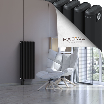 Kotto Radiateur En Aluminium 1000x401 Noir Bas à gauche 50mm