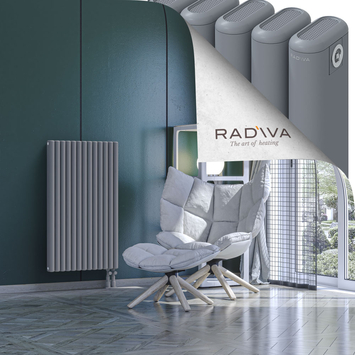 Kotto Radiateur En Aluminium 1000x581 Gris Bas à droite 50mm