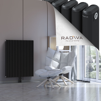 Kotto Radiateur En Aluminium 1000x806 Noir Bas Milieu 50mm