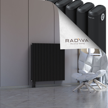 Kotto Radiateur En Aluminium 1000x986 Noir Bas à gauche 50mm