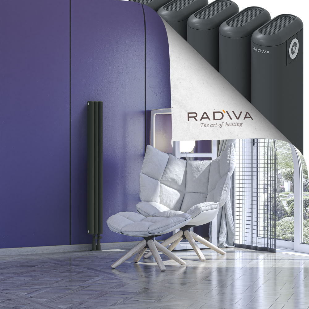 Kotto Radiateur En Aluminium 1200x131 Anthracite Foncé - 4