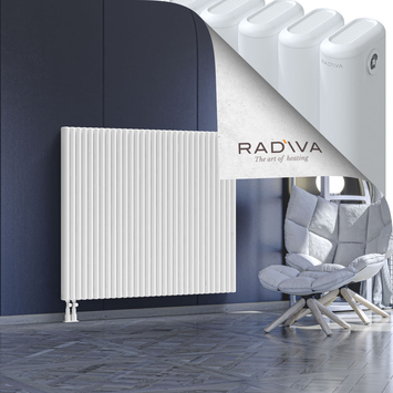 Kotto Radiateur En Aluminium 1200x1391 Blanc Bas à gauche 50mm