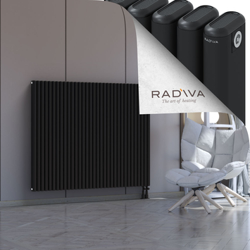 Kotto Radiateur En Aluminium 1200x1481 Noir Bas à droite 50mm