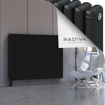 Kotto Radiateur En Aluminium 1200x1616 Noir Bas à gauche 50mm