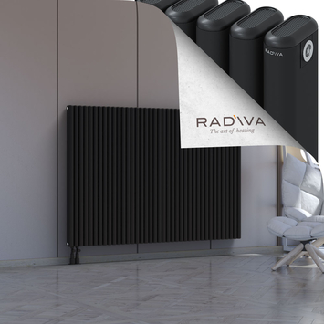 Kotto Radiateur En Aluminium 1200x1751 Noir Bas à gauche 50mm