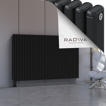 Kotto Radiateur En Aluminium 1200x2021 Noir Bas à gauche 50mm