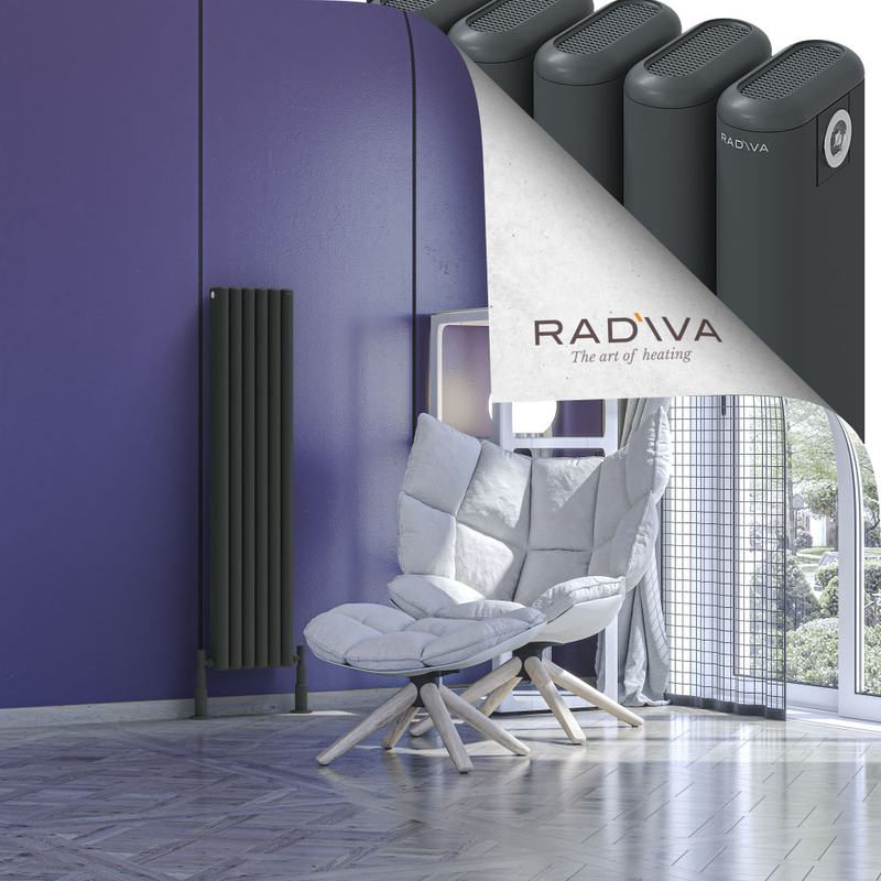 Kotto Radiateur En Aluminium 1200x266 Anthracite Foncé 