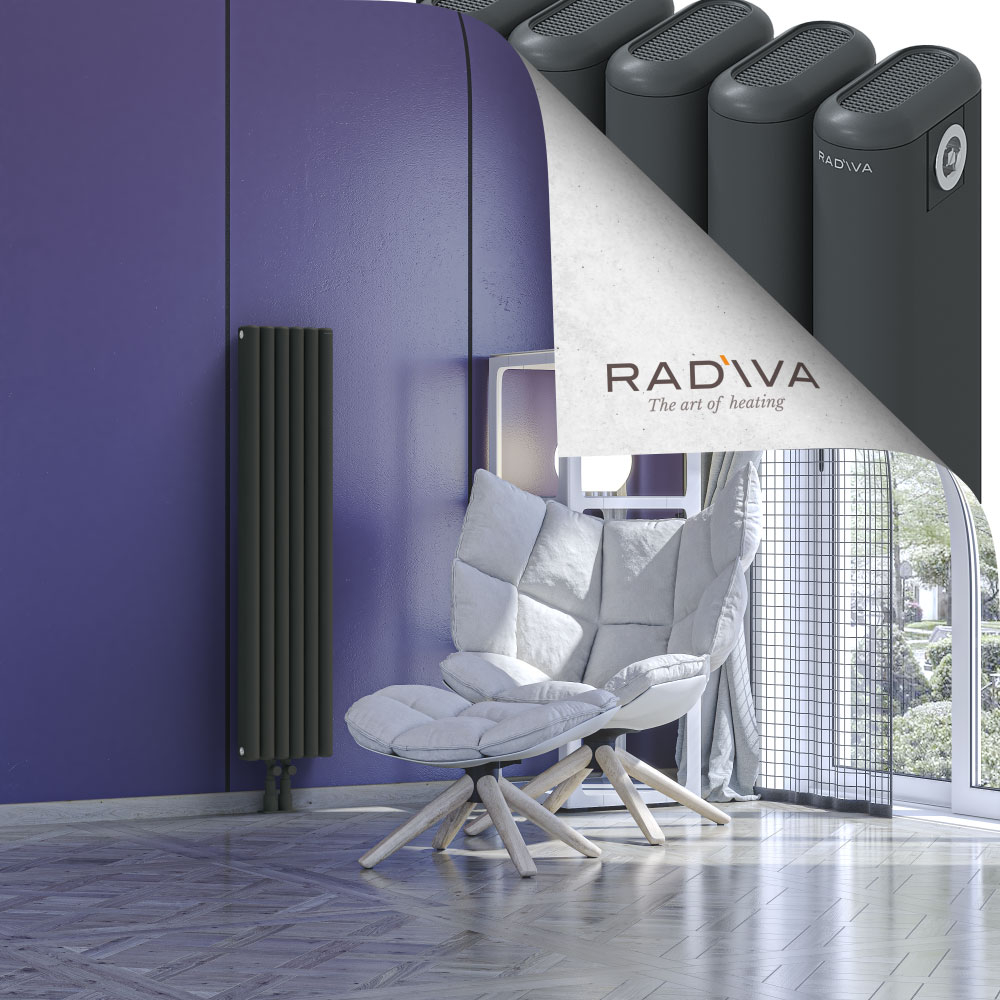Kotto Radiateur En Aluminium 1200x266 Anthracite Foncé - 2