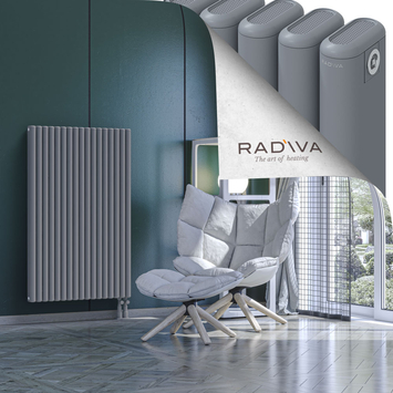 Kotto Radiateur En Aluminium 1200x761 Gris Bas à droite 50mm