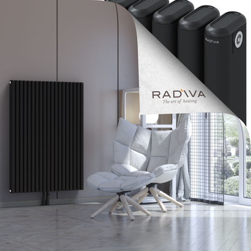 Kotto Radiateur En Aluminium 1200x851 Noir Bas Milieu 50mm