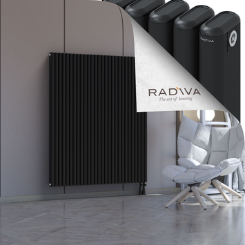 Kotto Radiateur En Aluminium 1500x1256 Noir Bas à droite 50mm