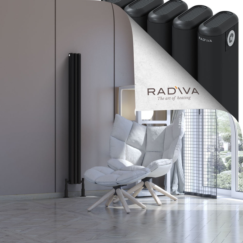 Kotto Radiateur En Aluminium 1500x131 Noir 