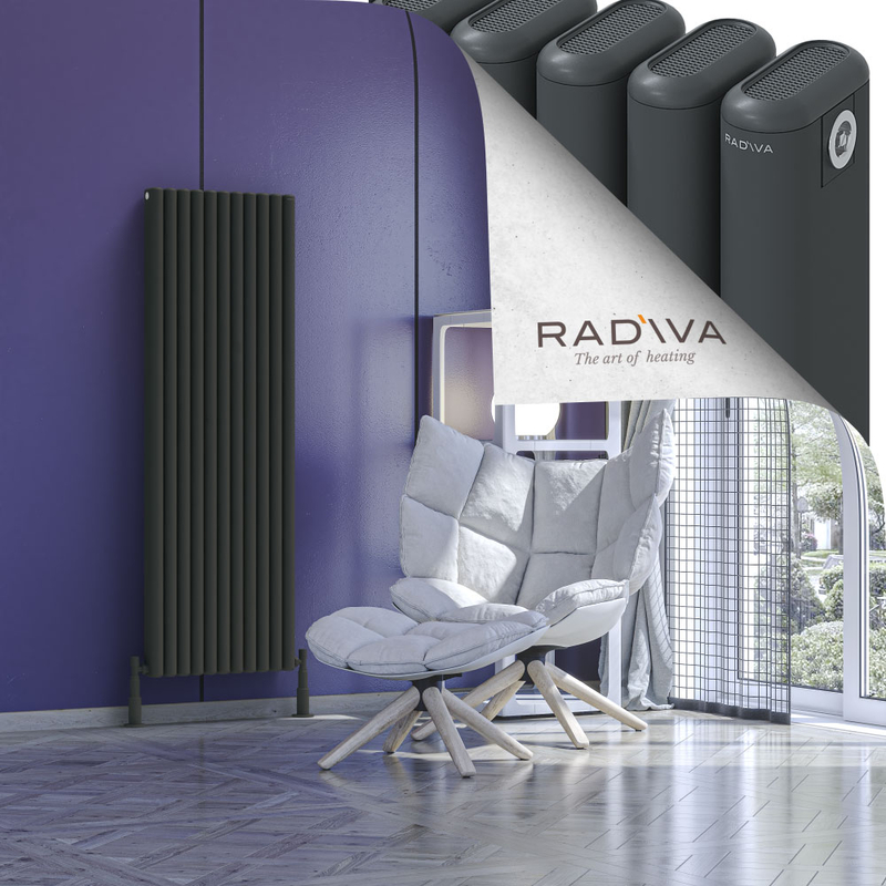 Kotto Radiateur En Aluminium 1500x491 Anthracite Foncé 