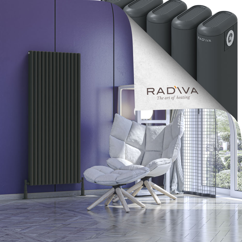 Kotto Radiateur En Aluminium 1500x626 Anthracite Foncé 